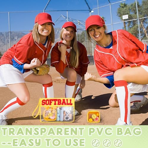 Hillban 2 Pcs Softball Gift Girl Snack Bag Softball Accessories - Image 4
