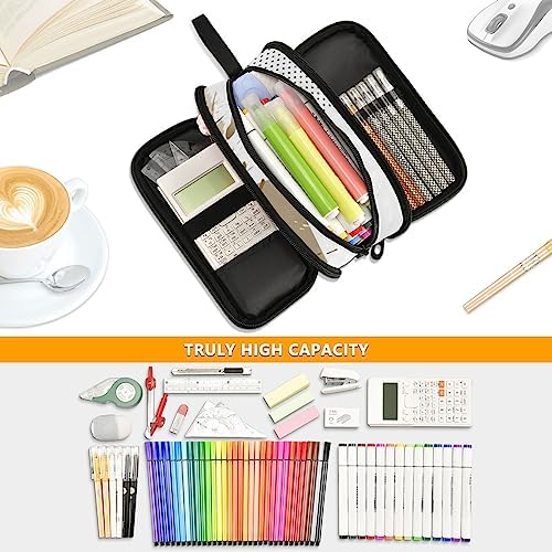 ZAZYXTJ Custom Personalized Basketball Large Capacity Pencil Case 3 Compartment - Image 5