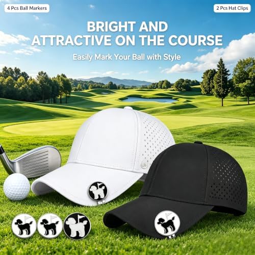 Adhere Golf Ball Markers with Strong Magnetic Hat Clip - Image 4