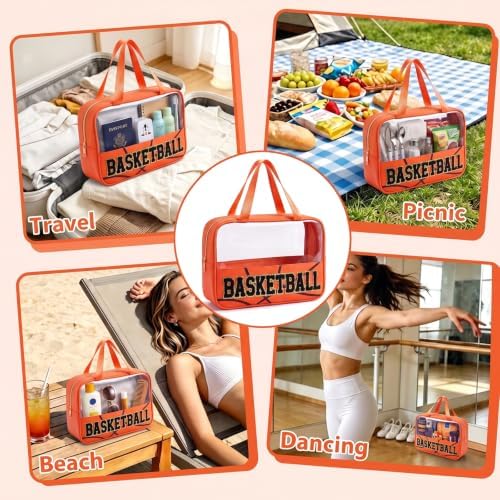 Basketball Makeup Bag, Basketball Gifts - Image 6