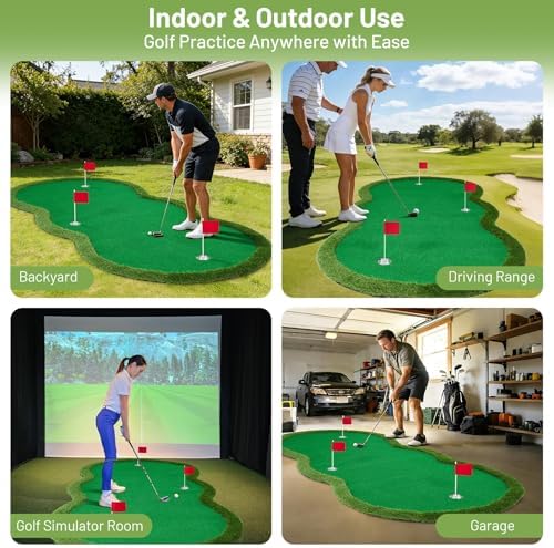 Golf Putting Green Large 10x5ft EVA Putting Mat - Image 3