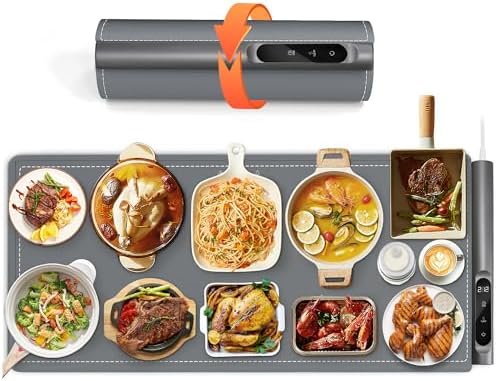 Newise Warming Mat for Food, 6 Temp & Timer, Extra Large 36”x 16" by Unknown