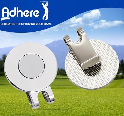 Adhere Golf Hat Clip Golf Ball Marker Holder Magnetic Golf Cap Clips Without - Image 5