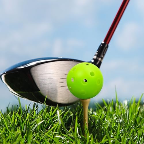 Plastic Golf Balls Practice Limited Flight Golf Training Ball Hollow Swing - Image 7