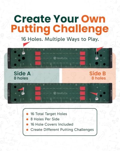 GIRAFFYCO Golf Putting Mat Set, Indoor Golf Game - Image 4