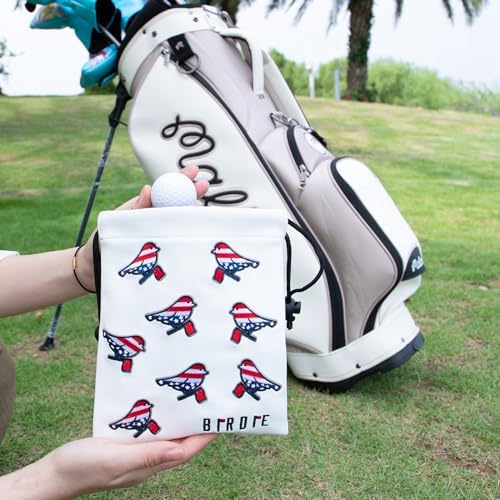 Golf Valuables Pouch Bag with Drawstrings Closure - Image 2