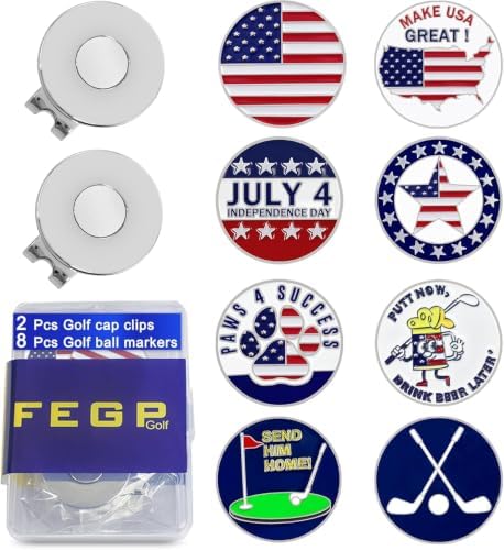 10 Pcs Value Golf Ball Markers by Unknown