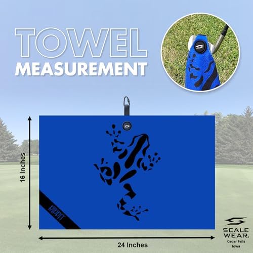 Magnetic Waffle Golf Towel 16x24 - Image 2
