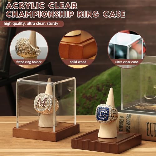 JupDec Championship Ring Display Case, UV Protection - Image 3