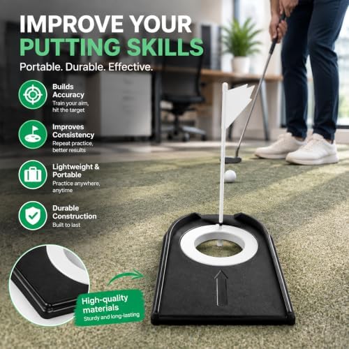 Golf Putting Cup with Flag - Image 3
