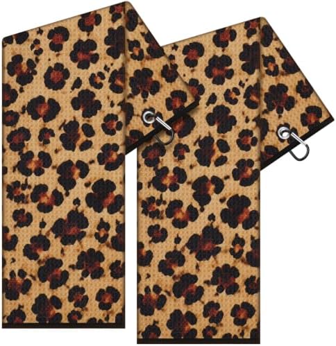 Mindsoft 2 Pieces Funny Golf Towel Microfiber Embroidered Ball Towels by Mindsoft