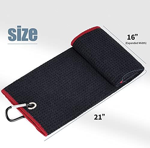 Mile High Life Tri-fold Golf Towel | 16" X 24" | Premium Microfiber Fabric | - Image 4