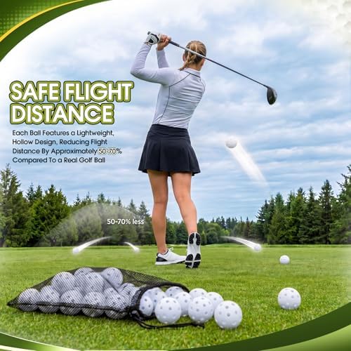 300 Pcs Plastic Practice Golf Ball 42mm PU Foam Balls - Image 4