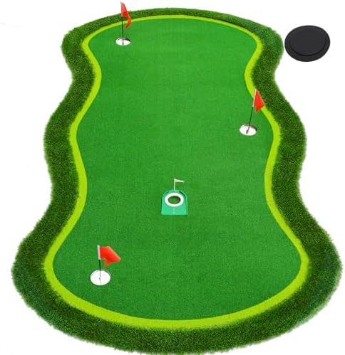 Bearwill Golf Putting Green, 5 x 10ft Golf Practice Putting Mat by Bearwill