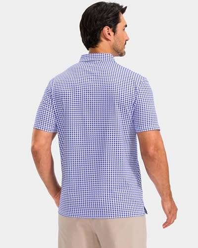 Obla Men's Golf Shirt Short Sleeve Dry Fit Collared Polo Shirts - Image 4