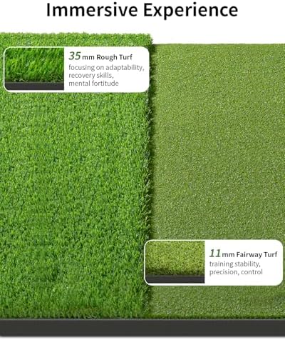 5.2x4ft & 6x4ft 21mm-50mm Dual-Turf Golf Mat - Image 5