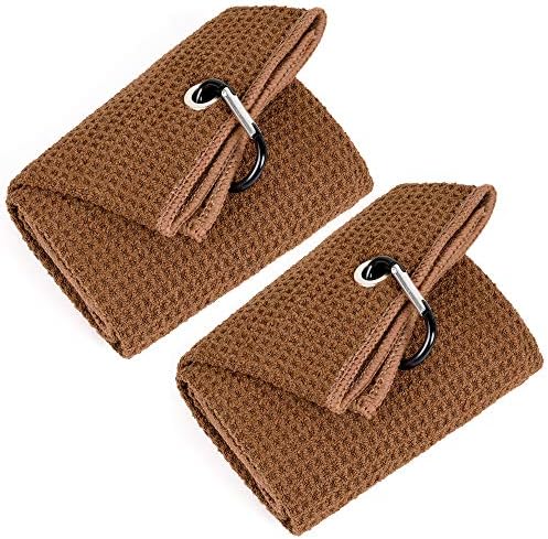 Mile High Life Tri-fold Golf Towel | 16" X 24" | Premium Microfiber Fabric | by MileHighLife