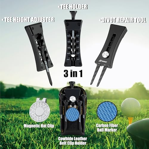 SANDIAN, All-in-1 Value Pak, Adjustable Golf Tee Height Setter - Image 4