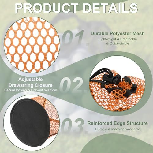 Golf Ball Storage Bag Nylon Mesh Golf Pouch - Image 3