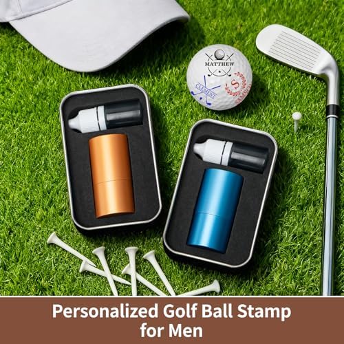 Personalized Large Golf Ball Stamp – 20 mm Logo, - Image 2