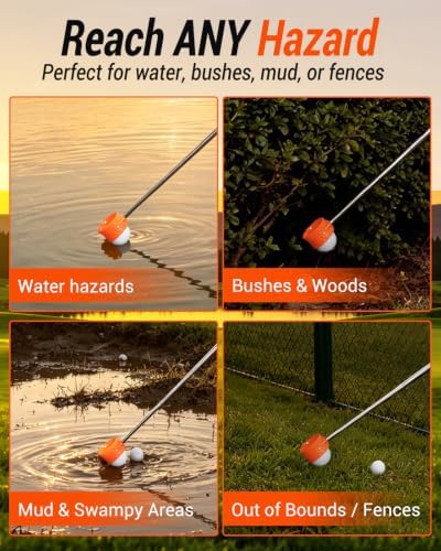 SPEENSUN Golf Ball Retriever, Max 6/9/12/14.5/15Ft Lightweight Portable - Image 6