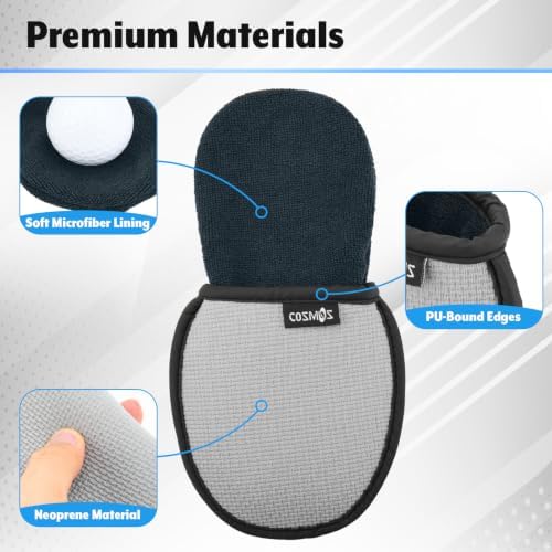 Cosmos Portable Pocket Golf Ball Washer Pouch Golf Ball Cleaner Pouch - Image 3