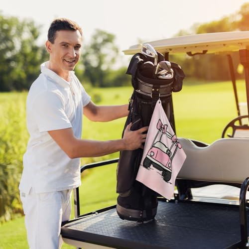 Cute Bow Golf Towel Microfiber - Image 6