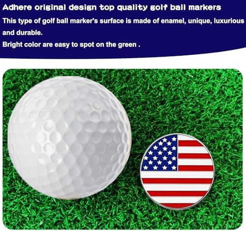 Adhere Golf Ball Markers with Strong Magnetic Hat Clip - Image 4