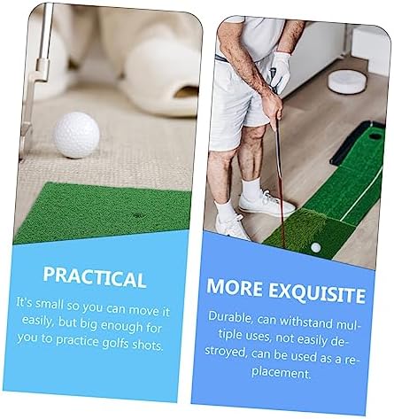 2Pcs Golf Chipping Mat, Portable Practice Turf - Image 7