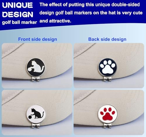 Adhere Golf Ball Markers with Strong Magnetic Hat Clip - Image 4