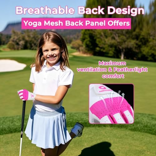 AIGEVTURE Kids Golf Gloves Junior Breathable Golf Gloves - Image 2