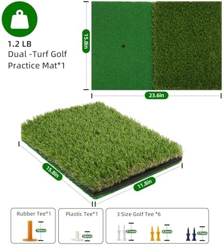 Golf Practice Mat Golf Hitting Mat - Image 3