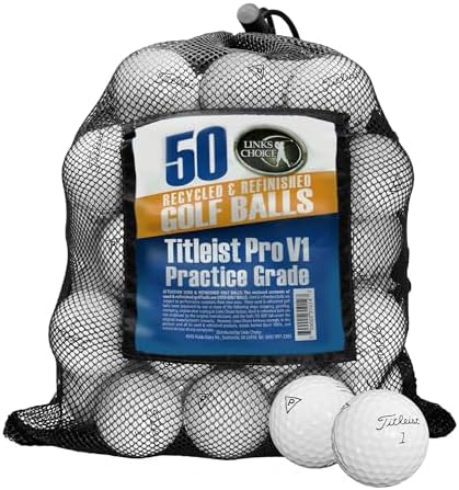 – 50 Used Golf Balls for Titliest Pro V1 & Pro V1X Practice by GolfBallNut