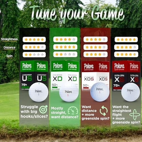 Polara Self-Correcting Golf Balls, Soft Feel, Straighter Flight - Image 2