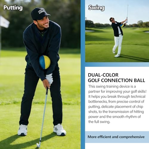 Golf Training Aid Ball, Golf Training Ball Between arms Optimize Impact - Image 7
