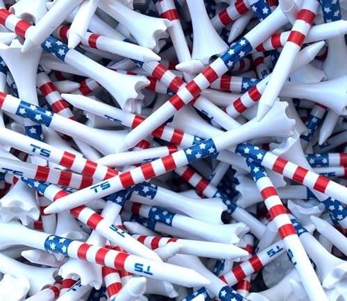 TRUESTRIKE Premium USA Golf Tees – 3¼" or 2¾" Durable Plastic Performance Tees by TRUESTRIKE