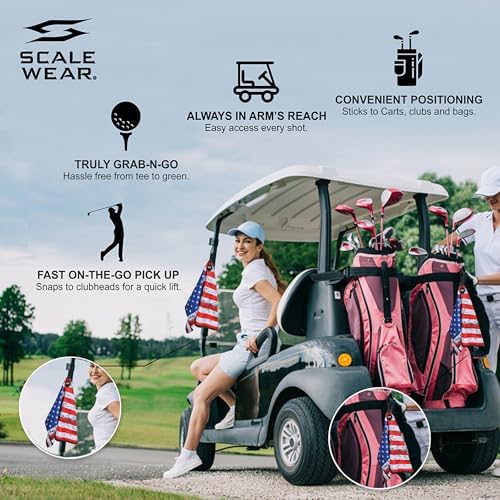 Magnetic Waffle Golf Towel 16x24 - Image 6