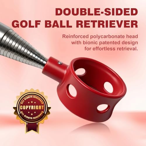 Golf Ball Retriever Telescopic for Water, 9/12/15/20Ft GolfBall Grabber Tool - Image 3