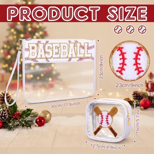 2 Pcs Baseball Gift Snack Bag Baseball Accessory Stuff - Image 3