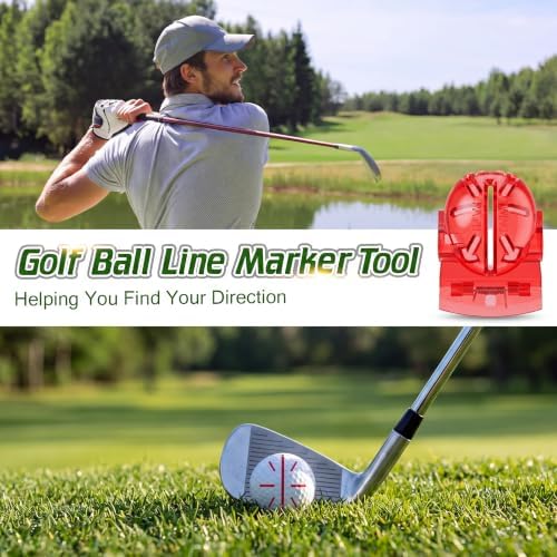 Outus 2 Pcs Golf Ball Marking Stencil Alignment Liner - Image 4