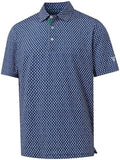 M MAELREG Mens Golf Shirt Short Sleeve Dry Fit Print Moisture Wicking by MAELREG