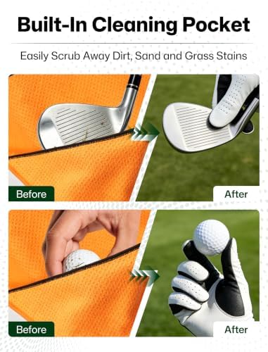 Magnetic Golf Towel 23.6"x15.7" Large Size - Image 3