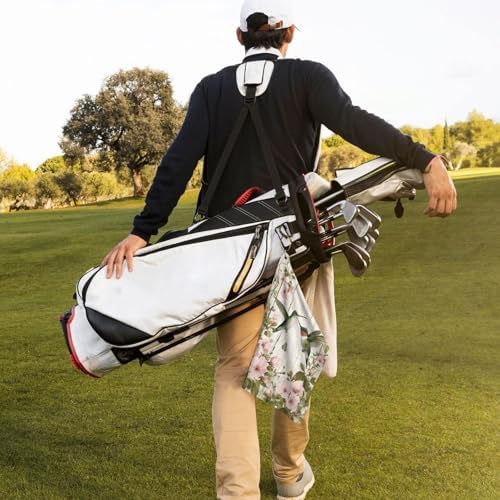 Hummingbird Golf Towel Microfiber - Image 7