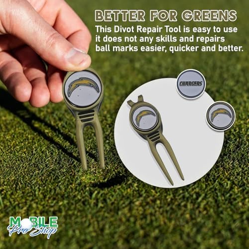 Divot Repair Tool with Double-Sided Removable Magnetic Ball Marker - Image 6