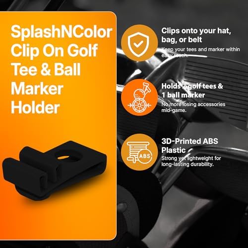SplashNColor Golf Ball and Tee Holder - Image 2