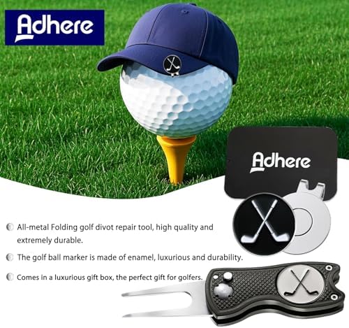 Adhere Golf Ball Markers & Divot Tools Personlized Enamel Ball Markers - Image 6