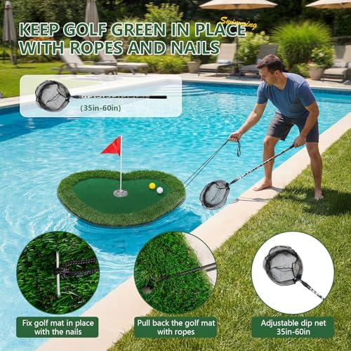 Wekin Floating Golf Putting Green 35"x28" - Image 4