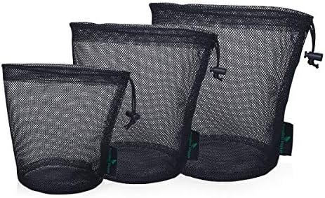 5pcs Durable Drawstring Net Bag Storage Ditty Bag M - Image 6