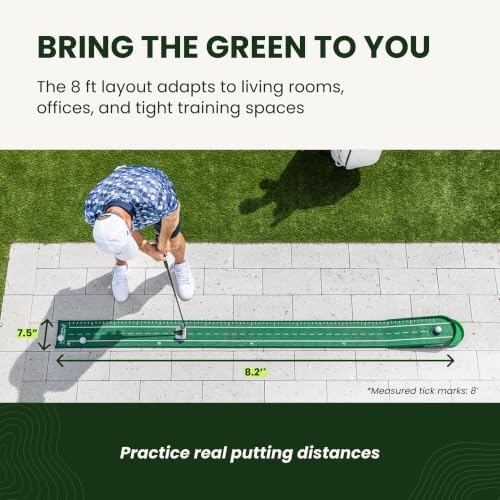 Perfect Practice Compact & Portable 8' Putting Mat - Image 3