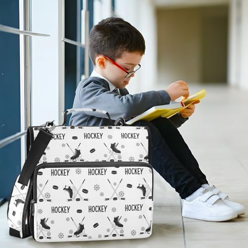Zipper Binder Bag 3 Ring File Folder Portfolio Organizer Zippered Binder Bags - Image 2